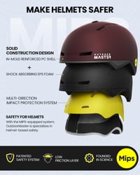 OutdoorMaster MIPS kaciga za skijanje za muškarce i žene, kaciga za snowboard sa sustavom ventilacije, polikarbonatna školjka i EPS unutarnji sloj, prilagodljivo pristajanje 2