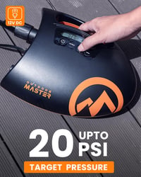OutdoorMaster Shark elektromos SUP pumpa 20 PSI, 12V, aktív hűtéssel 2