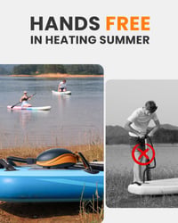 OutdoorMaster The Dolphin elektrická pumpa na SUP, 20 PSI vysoký tlak, 12V DC autokonektor, automatické vypnutie, pre nafukovacie paddleboardy a člny 6