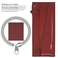 Sac de dormit pentru cabană din microfibră Outdoro – Doar 230 g, ultra-ușor, cearșaf de voiaj compact, interior pentru sac de dormit, cearșaf de călătorie 2