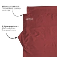 Sac de dormit pentru cabană din microfibră Outdoro – Doar 230 g, ultra-ușor, cearșaf de voiaj compact, interior pentru sac de dormit, cearșaf de călătorie 5