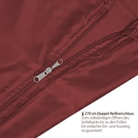 Sac de dormit pentru cabană din microfibră Outdoro – Doar 230 g, ultra-ușor, cearșaf de voiaj compact, interior pentru sac de dormit, cearșaf de călătorie 4