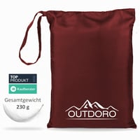Sac de dormit pentru cabană din microfibră Outdoro – Doar 230 g, ultra-ușor, cearșaf de voiaj compact, interior pentru sac de dormit, cearșaf de călătorie 7