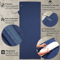 Cestovný spací vak z mikrovlákna Outdoro Hüttenschlafsack MicroLight, 210 g — Sťahovacia šnúrka vaku je poškodená (stav: pozri 2. obrázok) 6
