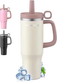 OUTDOUSE PRO 1,2L rozsdamentes acél termosz pohár szívószállal, vákuum szigetelt, szellőzésmentes, mosogatógépben mosható 1