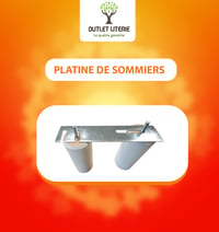 OUTLET LITERIE Element de fixare pentru pat matrimonial – Mărime universală, fabricat în Franța – Puternic și durabil, ușor de montat pe somieră și pe pat tip boxspring 2