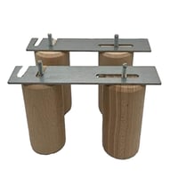 OUTLET LITERIE Element de fixare pentru pat matrimonial – Mărime universală, fabricat în Franța – Puternic și durabil, ușor de montat pe somieră și pe pat tip boxspring 1