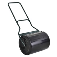 Záhradný valec Outsunny s U-rukoväťou, 40 cm priemer, objem 60 l na vodu/piesok, kovový, čierny, 57x40x123 cm 1