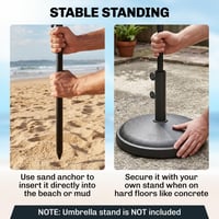 Umbrelă de soare pentru grădină Outsunny, formă dreptunghiulară, înclinabilă, 2 x 1,3 m, aluminiu și poliester, gri 8