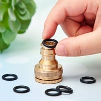 Set de 72 de garnituri de etanșare și inele O Outus, conținând 24 bucăți de 1/2 inch, 24 bucăți de 3/4 inch și 24 bucăți inele O pentru furtun de duș 7