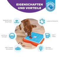 Interaktív hlavolam pre psov Outward Hound Nina Ottosson Challenge Slider – hračka s priehradkami na maškrty pre rozvoj kognitívnych schopností 2
