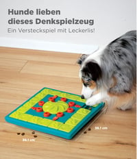 Interaktívna hračka pre psov Outward Hound Nina Ottosson MultiPuzzle, úroveň 4 Expert, na maškrty, zelená, 38x38 cm 4