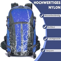 OUUTMEE 30-40L Vízálló Túrahátizsák Derékövvel Férfiaknak és Nőknek 4