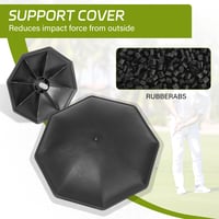 Nastaviteľná podporná tyč na golfový cestovný vak OUUTMEE, hliníková šesťhranná nárazuvzdorná podporná tyč na ochranu golfového vaku, cestovná ochrana golfových palíc 4