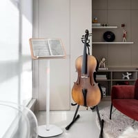 OUUTMEE Állítható Olvasópult Laptop Asztal Fehér 50-130 cm Magasságig 7