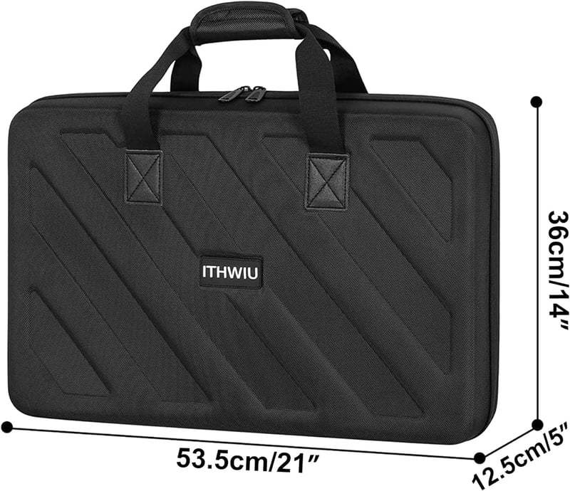 OUUTMEE Kemény Utazótok DDJ-FLX4 DDJ-400 DDJ-SB3 SB2 DDJ-RB Kontrollerhez - S 53.3X36X10CM