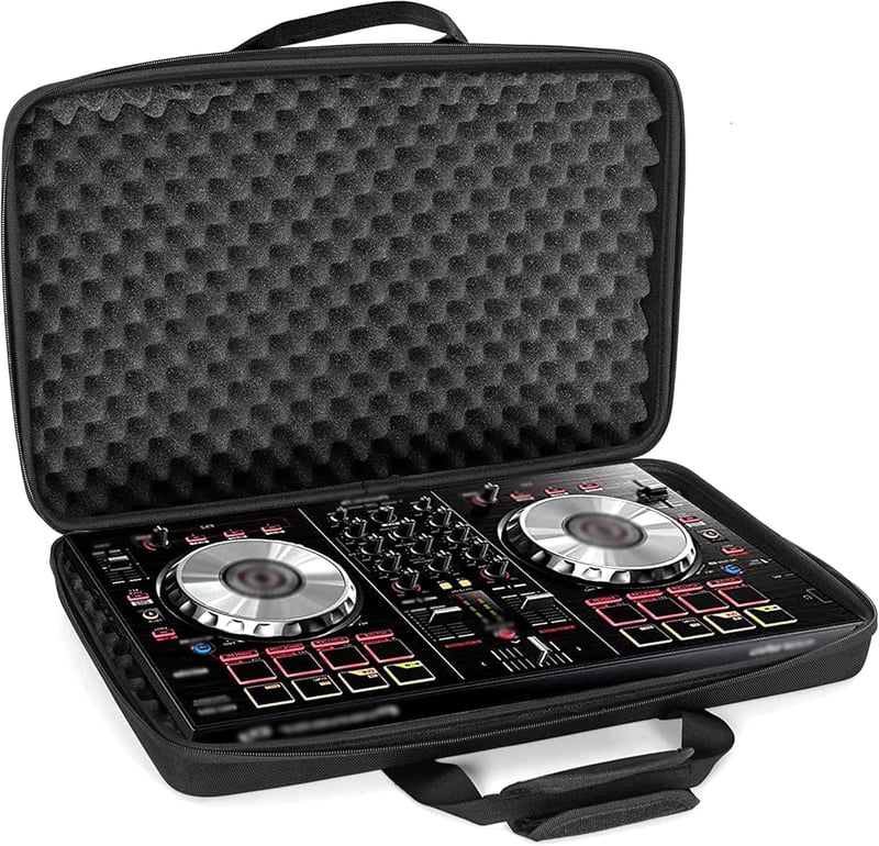 OUUTMEE Kemény Utazótok DDJ-FLX4 DDJ-400 DDJ-SB3 SB2 DDJ-RB Kontrollerhez - S 53.3X36X10CM