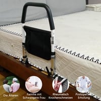 OUUTMEE Zaštitna ograda za krevet protiv ispadanja za odrasle i starije osobe, sklopiva ograda za krevet, sigurnosna pregrada 3