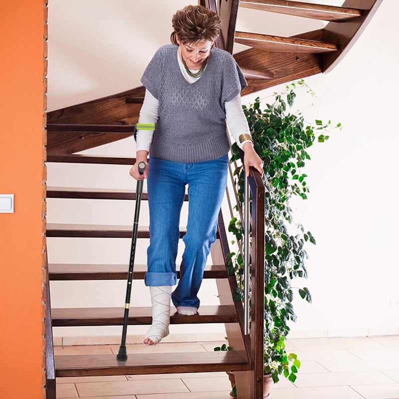 OUUTMEE összecsukható mankó felnőtteknek, könnyű rehabilitációs segédeszköz