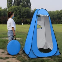 OUUTMEE Pop-Up Sátor Kék 120x120x190cm UV Védelem Strand Kemping Horgászat 7