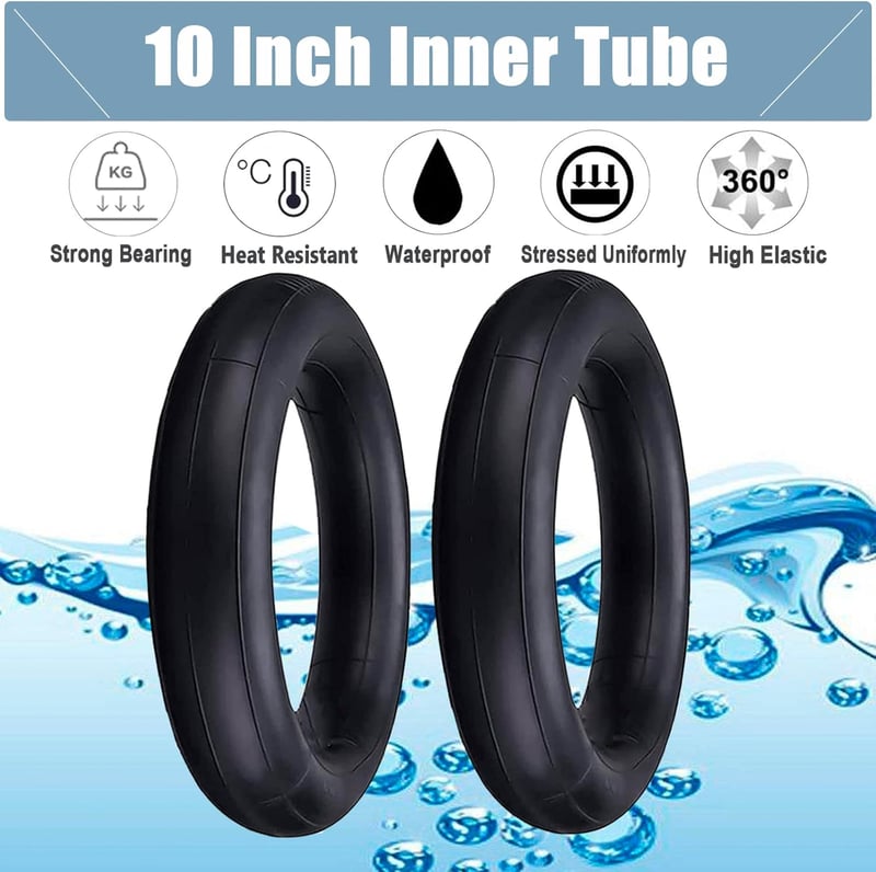 OUXI 10x2.125 Colos Belső Gumi 2db Elektromos Roller Erősített Csere Gumi - c 2pcs inner
