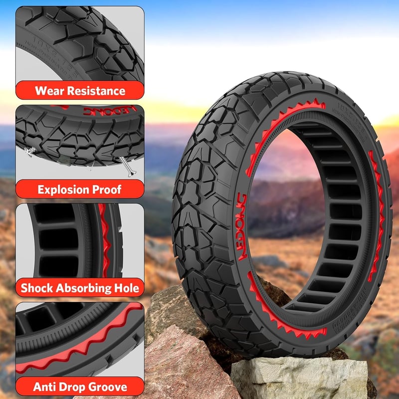 OUXI 10x2.125 Off-road gumi Ninebot F20/F30/F40/F65 elektromos rollerhez, 2db