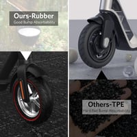 OUXI 10x2,125 Tömör Gumi Elektromos Roller Kerék - Rugalmas Gumiabroncs Szerelőeszközzel, Defektmentes Robogó Pótkerék 4