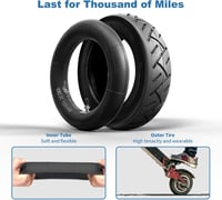 OUXI Elektromos Roller Gumi Szett 10x2.50 Belső és Külső Gumi Csomag Ninebot MAX G30 Kugoo M4 Soflow So4 Pro Kompatibilis 7