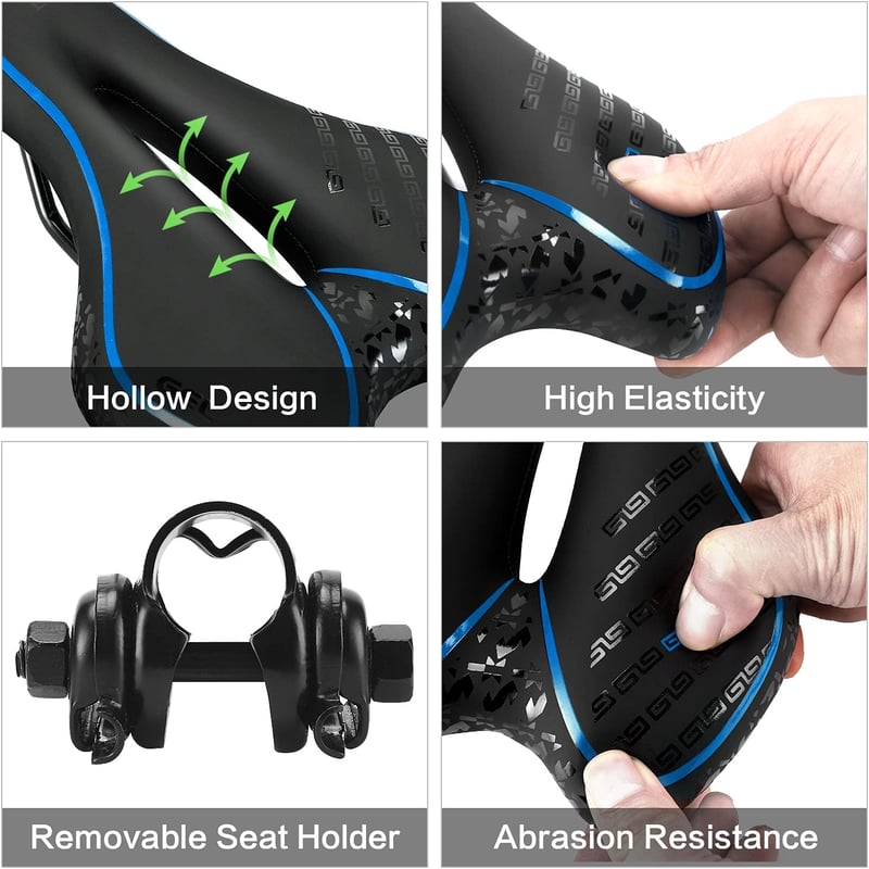 OUXI Gel Kerékpár Nyereg Ergonomikus Üreges Komfort Férfi Női MTB Országúti Hegyi Kerékpár