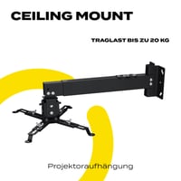 Overmax Ceiling Mount projektor tartókonzol, max. 20 kg, acél, fali/mennyezeti 2