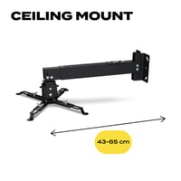 Overmax Ceiling Mount projektor tartókonzol, max. 20 kg, acél, fali/mennyezeti 9