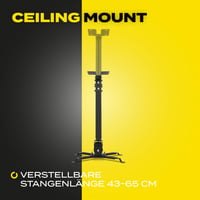 Overmax Ceiling Mount projektor tartókonzol, max. 20 kg, acél, fali/mennyezeti 4