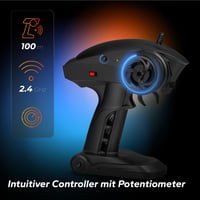 RC auto Overmax X-Monster 3.5 1:18 - 30 km/h, 4WD, 2×850 mAh, 2 karosérie 6