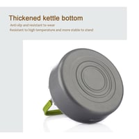 Ibric de camping portabil din aluminiu Overmont 1,2 L – Cană pentru ceai și cafea pentru drumeții, camping, picnic 3