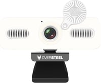 Webkamera Oversteel Bulat 1080P Full HD s mikrofónom a kruhovým svetlom, 60 fps, USB 2.0, na videohovory, PC/Mac/notebook/tablet/Chromebook 3