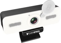 Webkamera Oversteel Bulat 1080P Full HD s mikrofónom a kruhovým svetlom, 60 fps, USB 2.0, na videohovory, PC/Mac/notebook/tablet/Chromebook 2