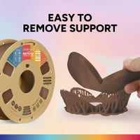 OVERTURE Matt PLA filament 1,75 mm - Čokoládovo hnedý - struna do 3D tlačiarne, prémiová kvalita 6
