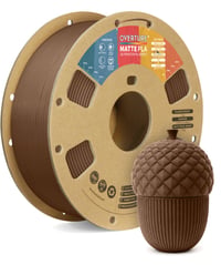 OVERTURE Matt PLA filament 1,75 mm - Čokoládovo hnedý - struna do 3D tlačiarne, prémiová kvalita 1