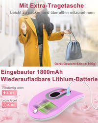 OVIFM Hordozható Menstruációs Fűtőpárna Elektromos Masszázs Funkcióval Lila 6