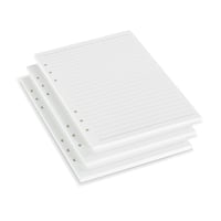 OVISEEN A5 Vonalas Gyűrűs Betétlap 6 Gyűrűs, 135 Lap, 100g/m², 8 mm Vonalköz, Filofax Kompatibilis Újratölthető Tervező Notesz 3