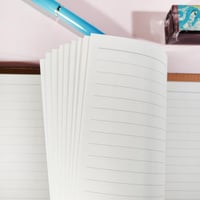 OVISEEN A5 Vonalas Gyűrűs Betétlap 6 Gyűrűs, 135 Lap, 100g/m², 8 mm Vonalköz, Filofax Kompatibilis Újratölthető Tervező Notesz 4