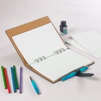 OVISEEN A5 Vonalas Gyűrűs Betétlap 6 Gyűrűs, 135 Lap, 100g/m², 8 mm Vonalköz, Filofax Kompatibilis Újratölthető Tervező Notesz 7