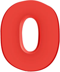 Ovtai szilikon számtorta forma 25 cm piros, sütőbiztos, tapadásmentes számforma szett - 0 1
