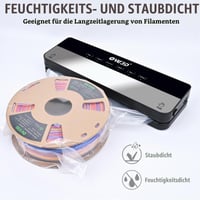 Sada na skladovanie filamentu OVVNYXE OVV3D s vákuovým uzáverom, 30 vákuových vreciek a 30 vysúšadiel, vzduchotesné skladovanie pre 3D tlač, ideálne po použití sušičky filamentu 6