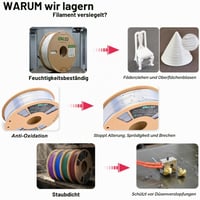 Sada na skladovanie filamentu OVVNYXE OVV3D s vákuovým uzáverom, 30 vákuových vreciek a 30 vysúšadiel, vzduchotesné skladovanie pre 3D tlač, ideálne po použití sušičky filamentu 4