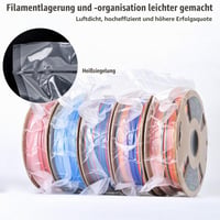 Sada na skladovanie filamentu OVVNYXE OVV3D s vákuovým uzáverom, 30 vákuových vreciek a 30 vysúšadiel, vzduchotesné skladovanie pre 3D tlač, ideálne po použití sušičky filamentu 5