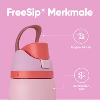 Owala FreeSip Rozsdamentes Acél Ivópalack Szívószállal 945ml BPA-Mentes - 946 ml, Angle Food Cake 3