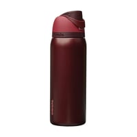 Nerezová fľaša na vodu Owala FreeSip 946 ml (32 oz) – Čierna čerešňovo červená farba, nepriepustná fľaša na pitie 1