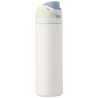 Nerezová športová fľaša Owala FreeSip so slamkou, 680 ml, mätovo-biela (Iced Breeze), bez obsahu BPA, termosková fľaša na cesty 1