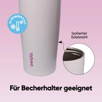 Nerezová fľaša na vodu Owala FreeSip Sway 30 oz vo farbe Dreamy Fields – nepriepustná fľaša na pitie 5